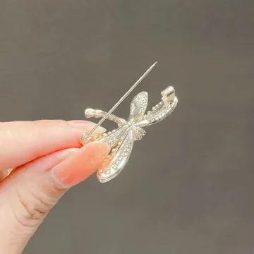 Crystal Stone Cute Dragonfly Hijab Brooch